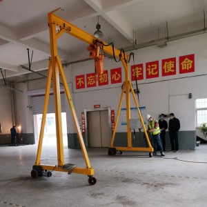 simple portable mobile gantry crane