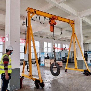 simple portable mobile gantry crane